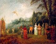 WATTEAU, Antoine The Island of Cythera china oil painting reproduction